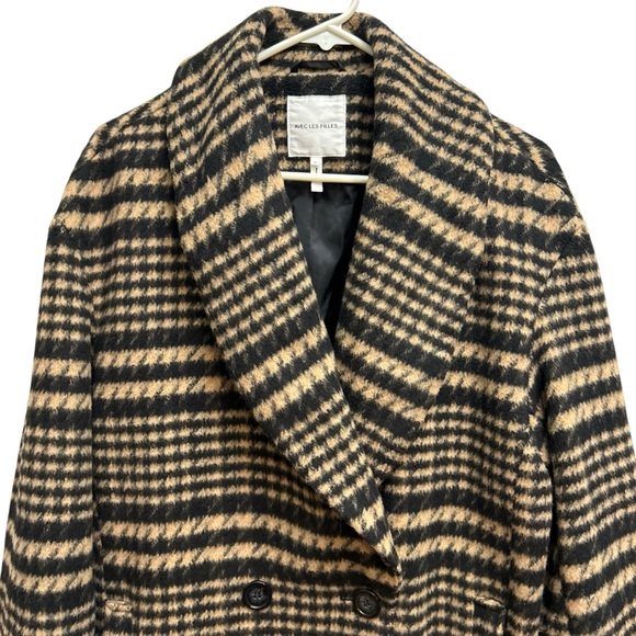 Anthropologie Avec Les Filles Houndstooth Coat - Picture 4 of 16